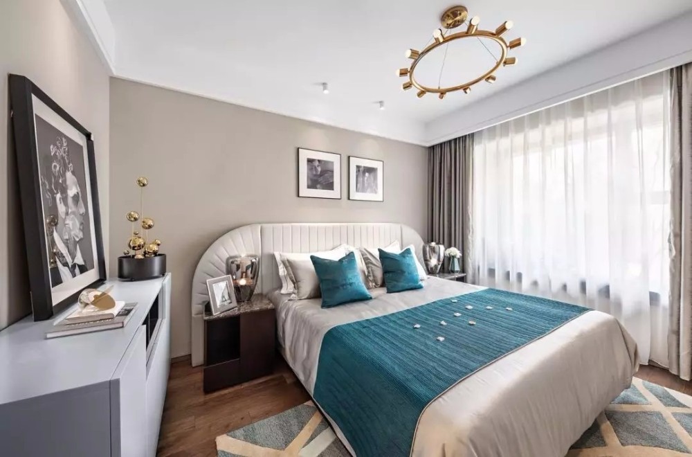 摩登輕奢風格室內設計家裝案例-臥室 摩登輕奢風格室內設計家裝案例-臥室