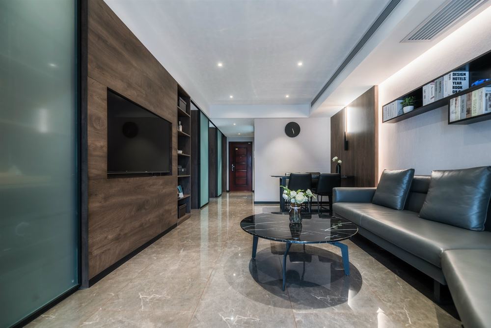 廣州市珠光·金融城壹號美式風格三居室裝修案例