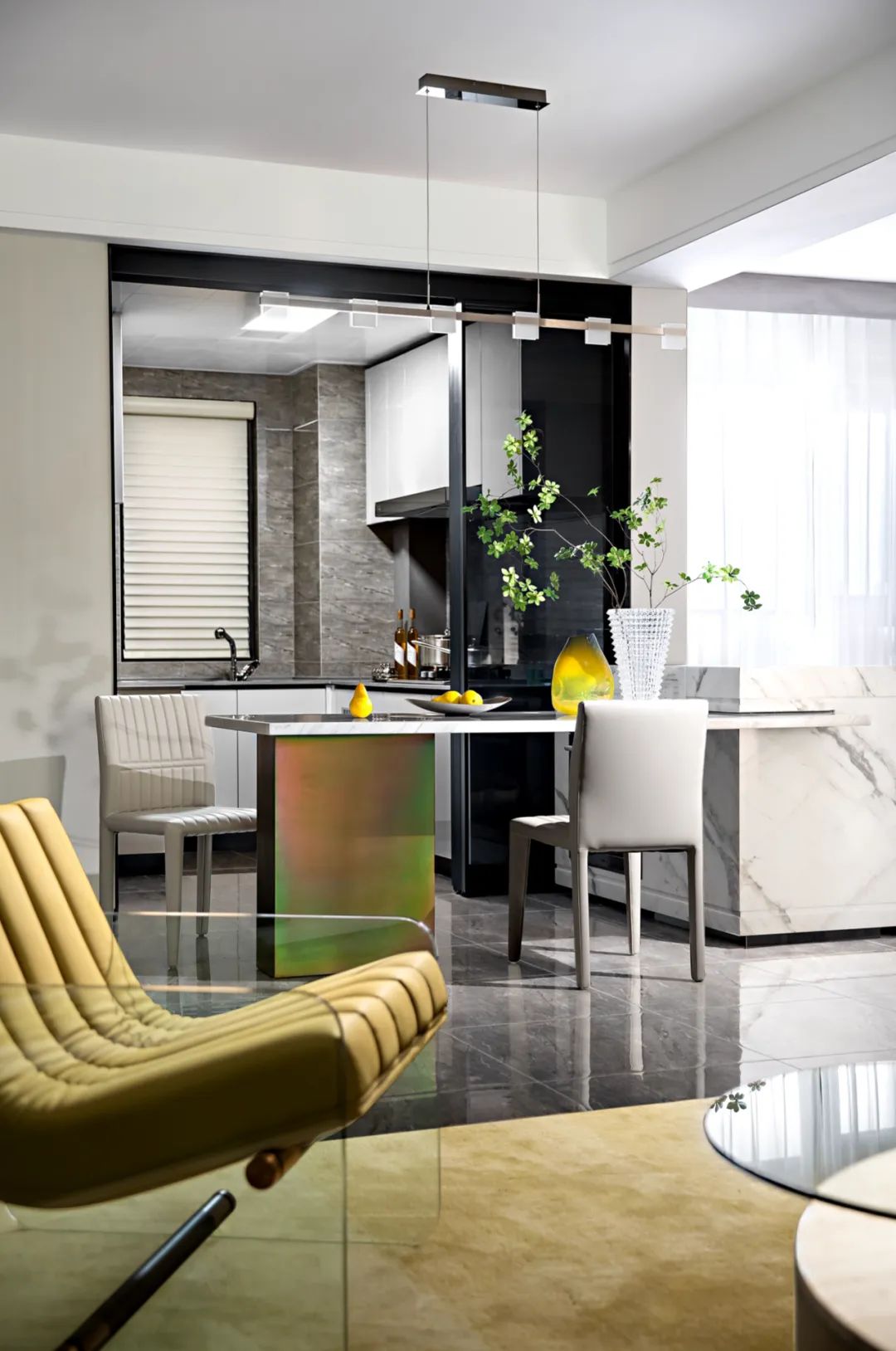 現代時尚摩登風格室內設計家裝案例-餐廳 現代時尚摩登風格室內設計家裝案例-餐廳