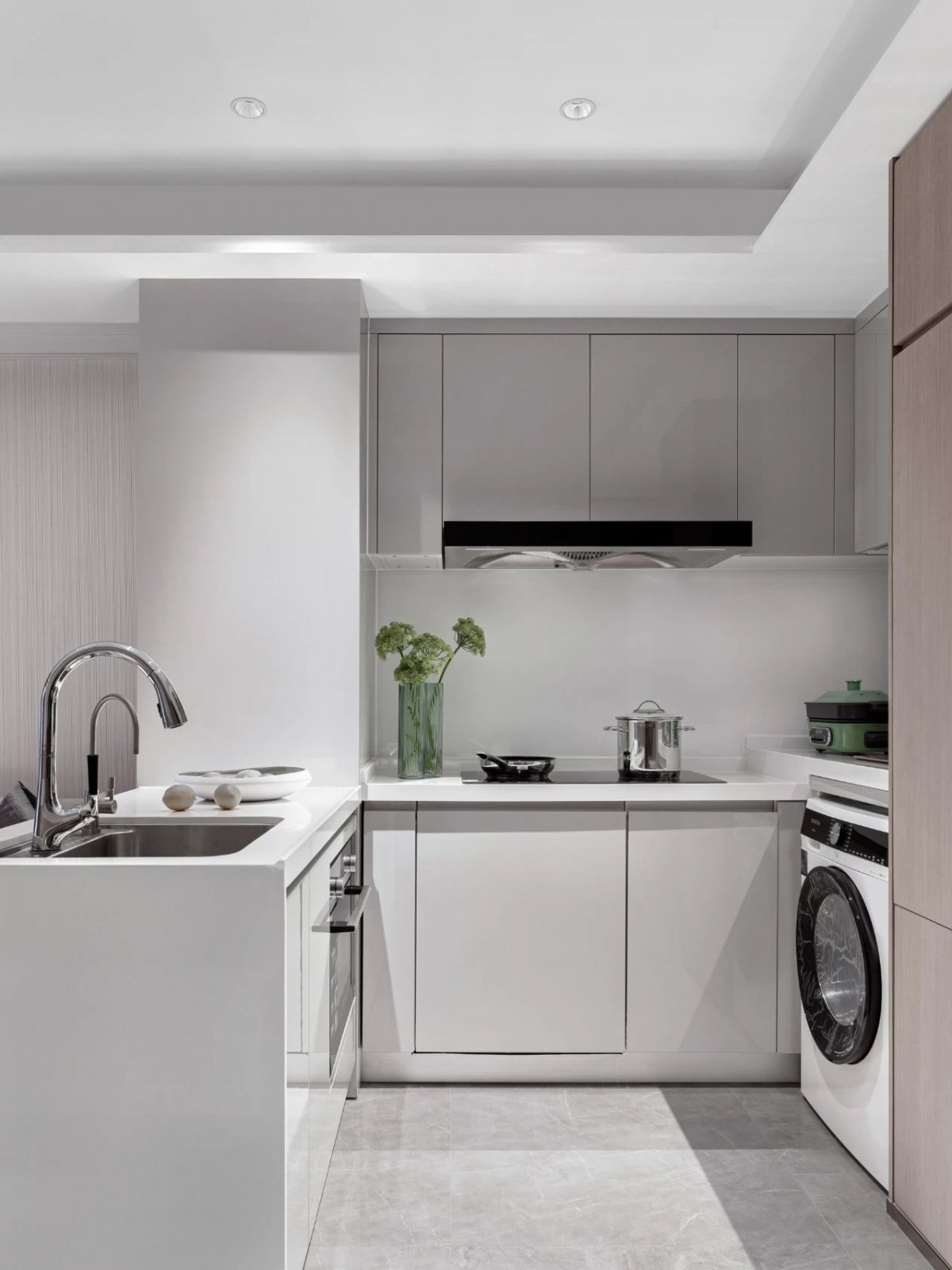現代簡約風格室內設計家裝案例-廚房 現代簡約風格室內設計家裝案例-廚房
