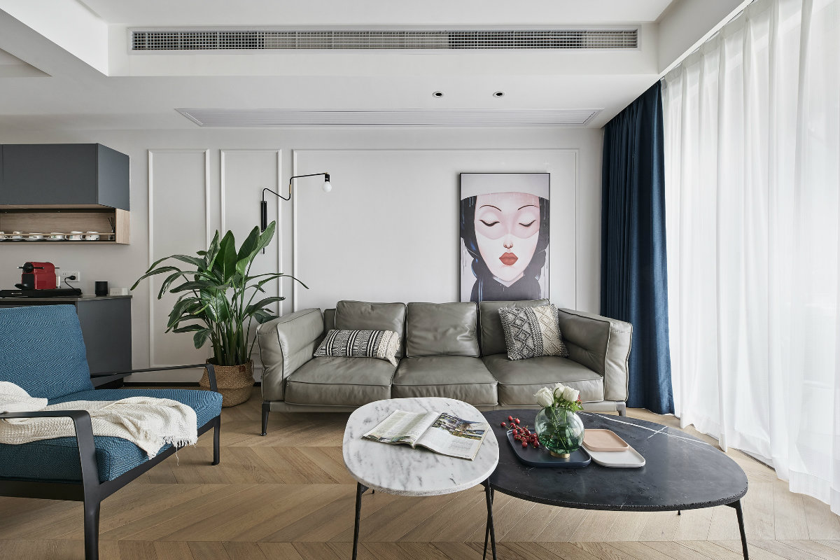 北歐風格家裝設計室內裝修效果圖-客廳 北歐風格家裝設計室內裝修效果圖-客廳