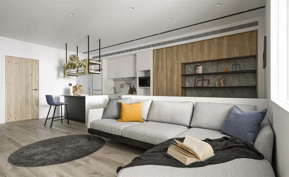 湛江市水木清華北歐風格三居室裝修案例