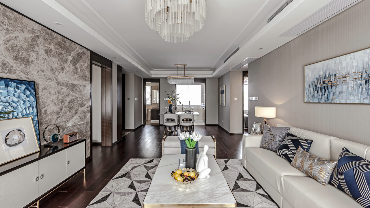 輕奢風格家裝設計室內裝修效果圖-客餐廳 輕奢風格家裝設計室內裝修效果圖-客餐廳