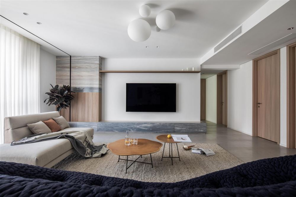 潮州市安盛花園現代簡約風格三居室裝修案例