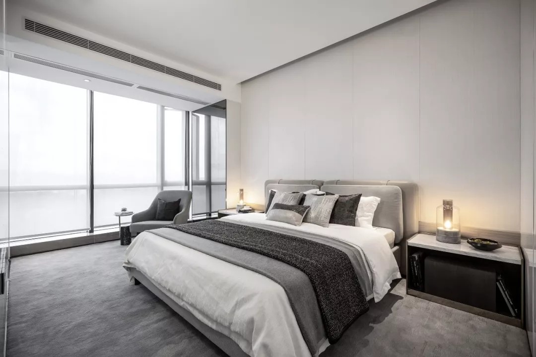 現代輕奢風格家裝設計室內裝修效果圖-臥室 現代輕奢風格家裝設計室內裝修效果圖-臥室