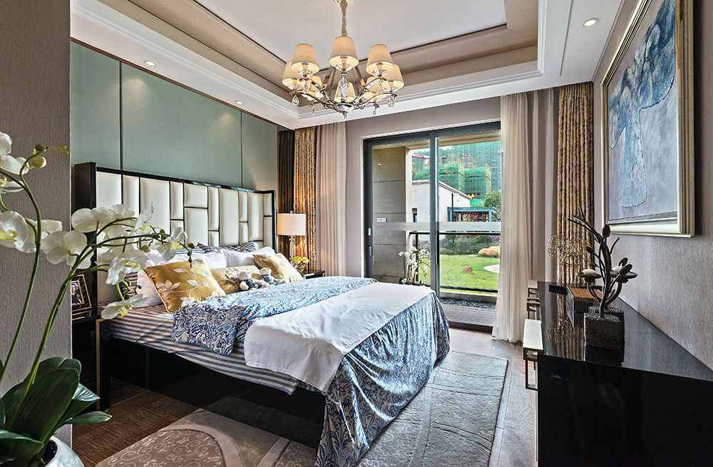 新中式風(fēng)格室內(nèi)裝修設(shè)計(jì)效果圖-恒大西江天悅平層195平米-室內(nèi)裝修設(shè)計(jì)主臥 新中式風(fēng)格室內(nèi)裝修設(shè)計(jì)效果圖-恒大西江天悅平層195平米-室內(nèi)裝修設(shè)計(jì)主臥