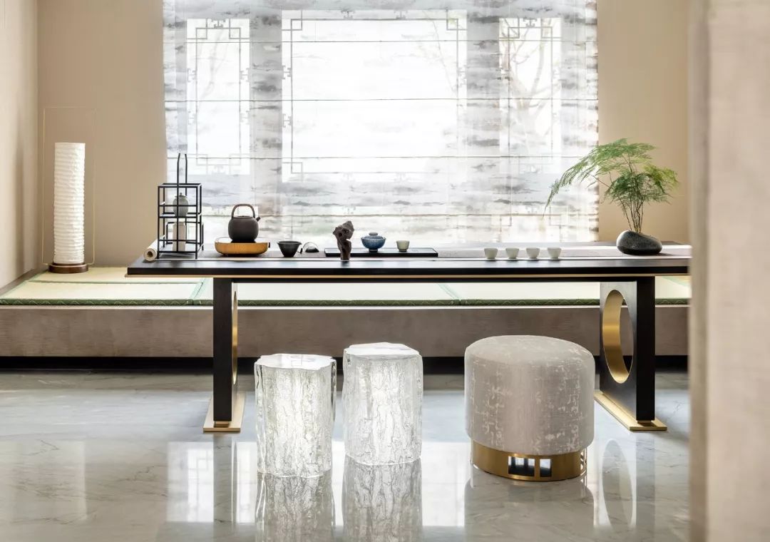 新中式風格家裝設計室內裝修效果圖-茶室 新中式風格家裝設計室內裝修效果圖-茶室