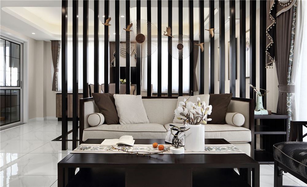 江門市萊茵華庭新中式風(fēng)格四居室裝修案例