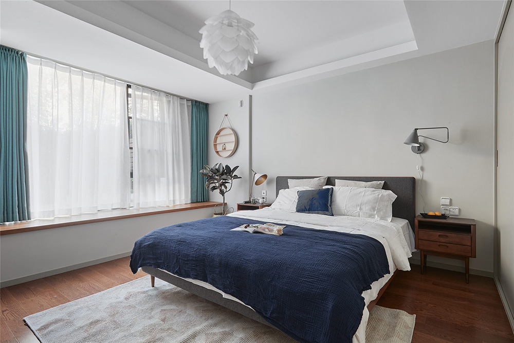 南寧榮和公園墅別墅290平米北歐風格室內(nèi)裝修案例-主臥 南寧榮和公園墅別墅290平米北歐風格室內(nèi)裝修案例-主臥