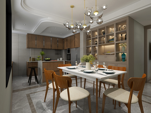 茂名市名門世家歐式風格二居室裝修案例