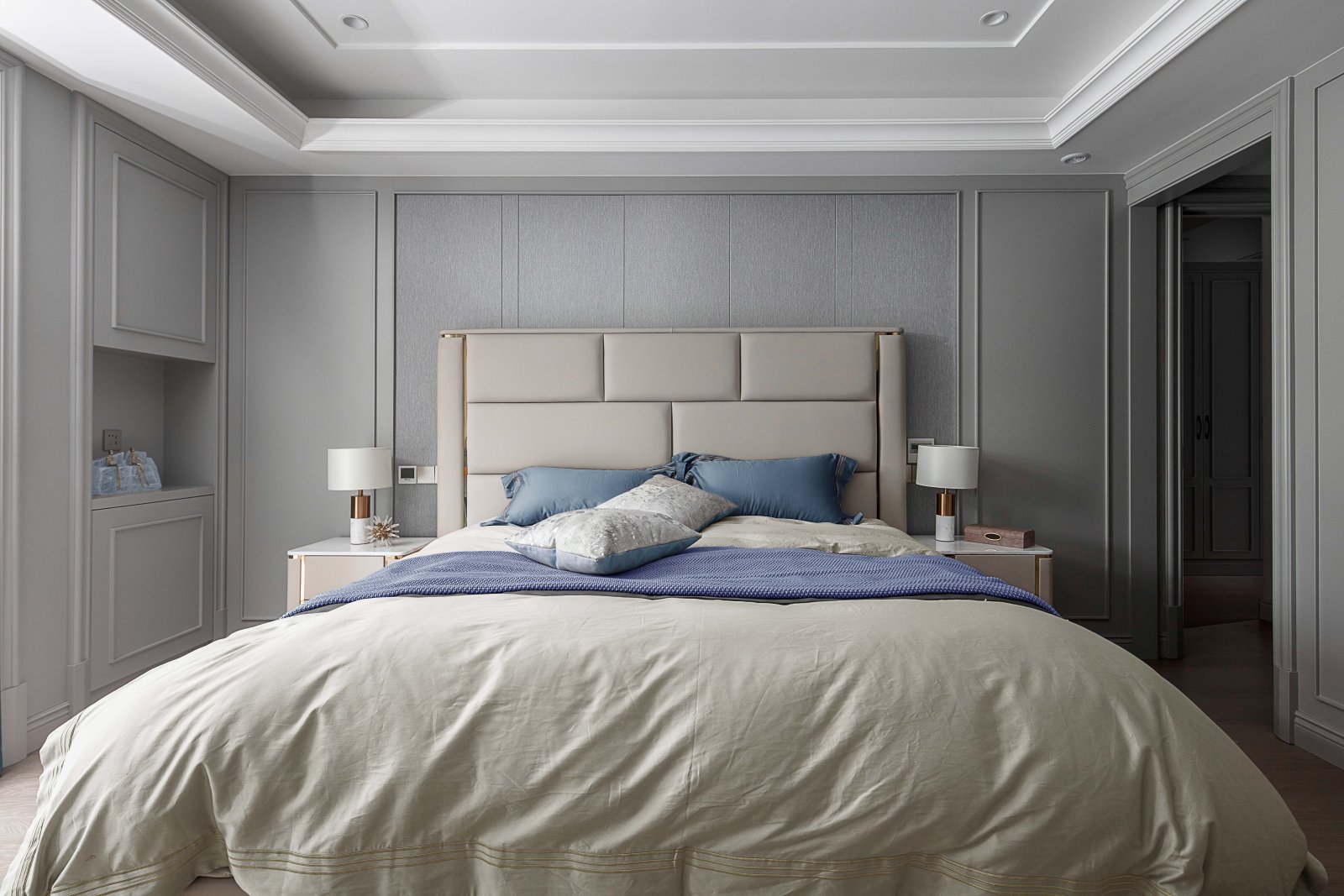 裝修案例輕奢風格室內裝修效果圖-主臥 裝修案例輕奢風格室內裝修效果圖-主臥