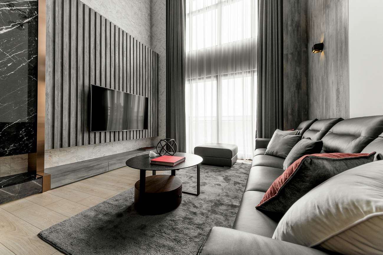 裝修公司現代輕奢風格室內裝修效果圖-客廳 裝修公司現代輕奢風格室內裝修效果圖-客廳