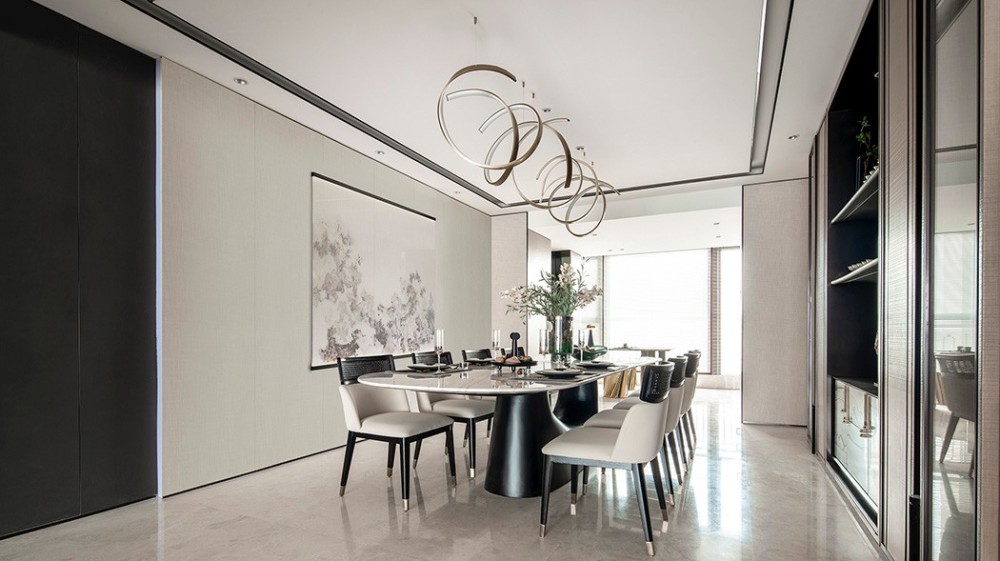 現代簡約風格室內設計家裝案例-餐廳 現代簡約風格室內設計家裝案例-餐廳