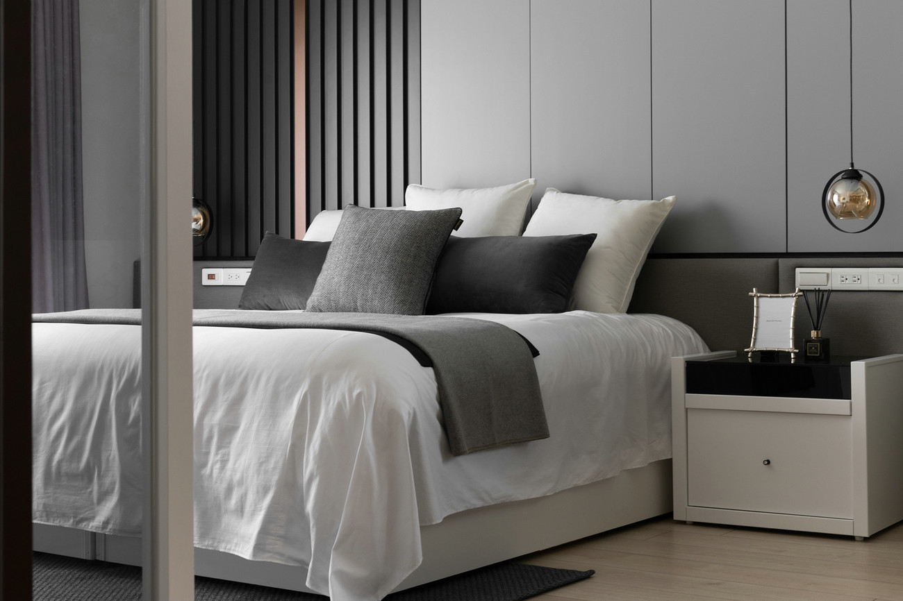 裝修公司現代輕奢風格室內裝修效果圖-次臥 裝修公司現代輕奢風格室內裝修效果圖-次臥