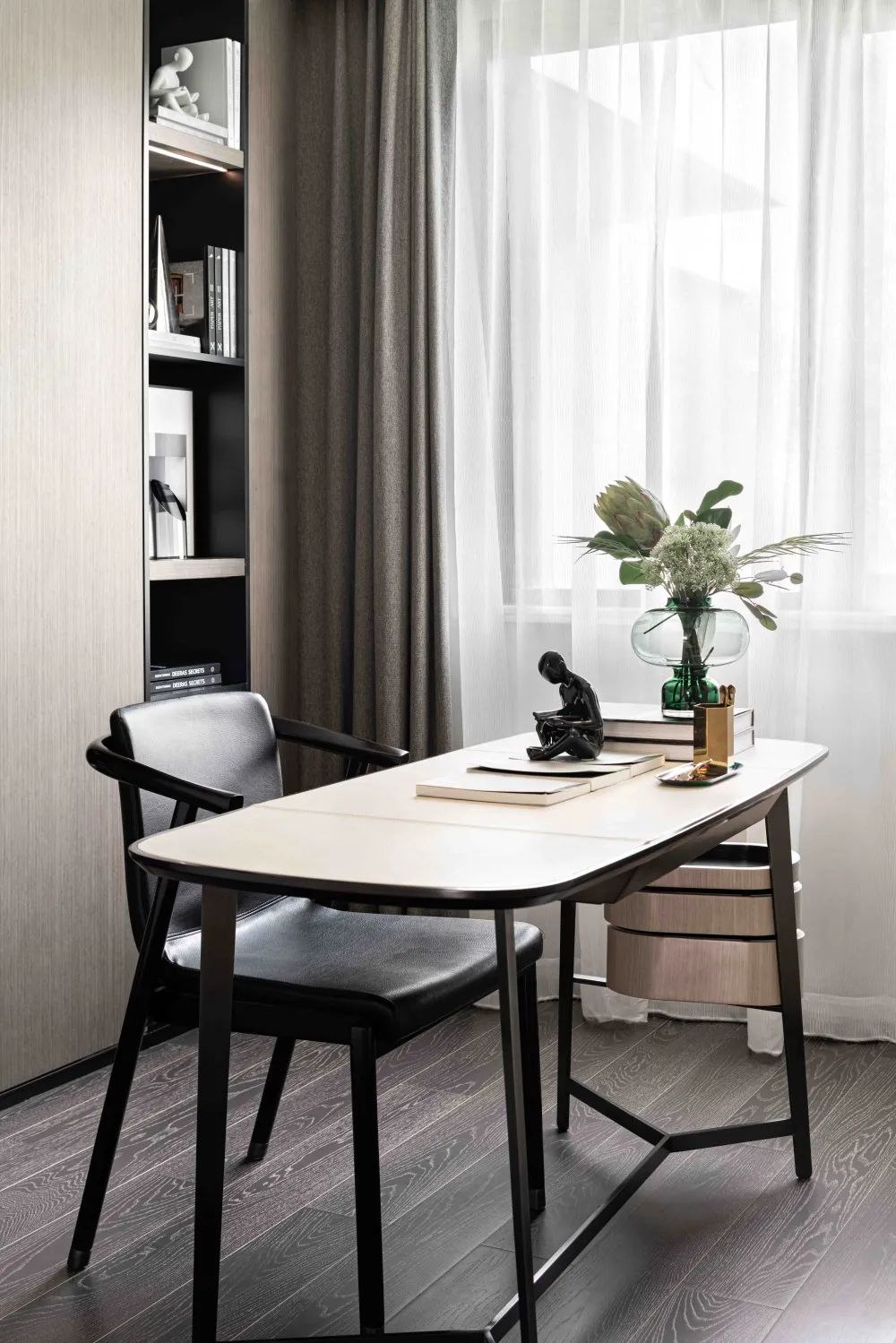 簡約新中式風格室內設計家裝案例-書房 簡約新中式風格室內設計家裝案例-書房