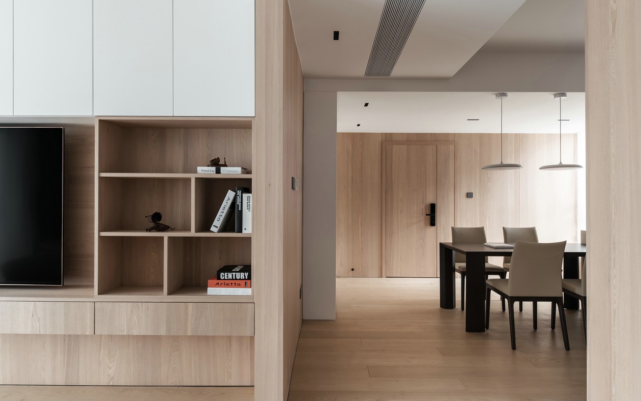 現(xiàn)代極簡原木風(fēng)格室內(nèi)設(shè)計家裝案例-走道 現(xiàn)代極簡原木風(fēng)格室內(nèi)設(shè)計家裝案例-走道