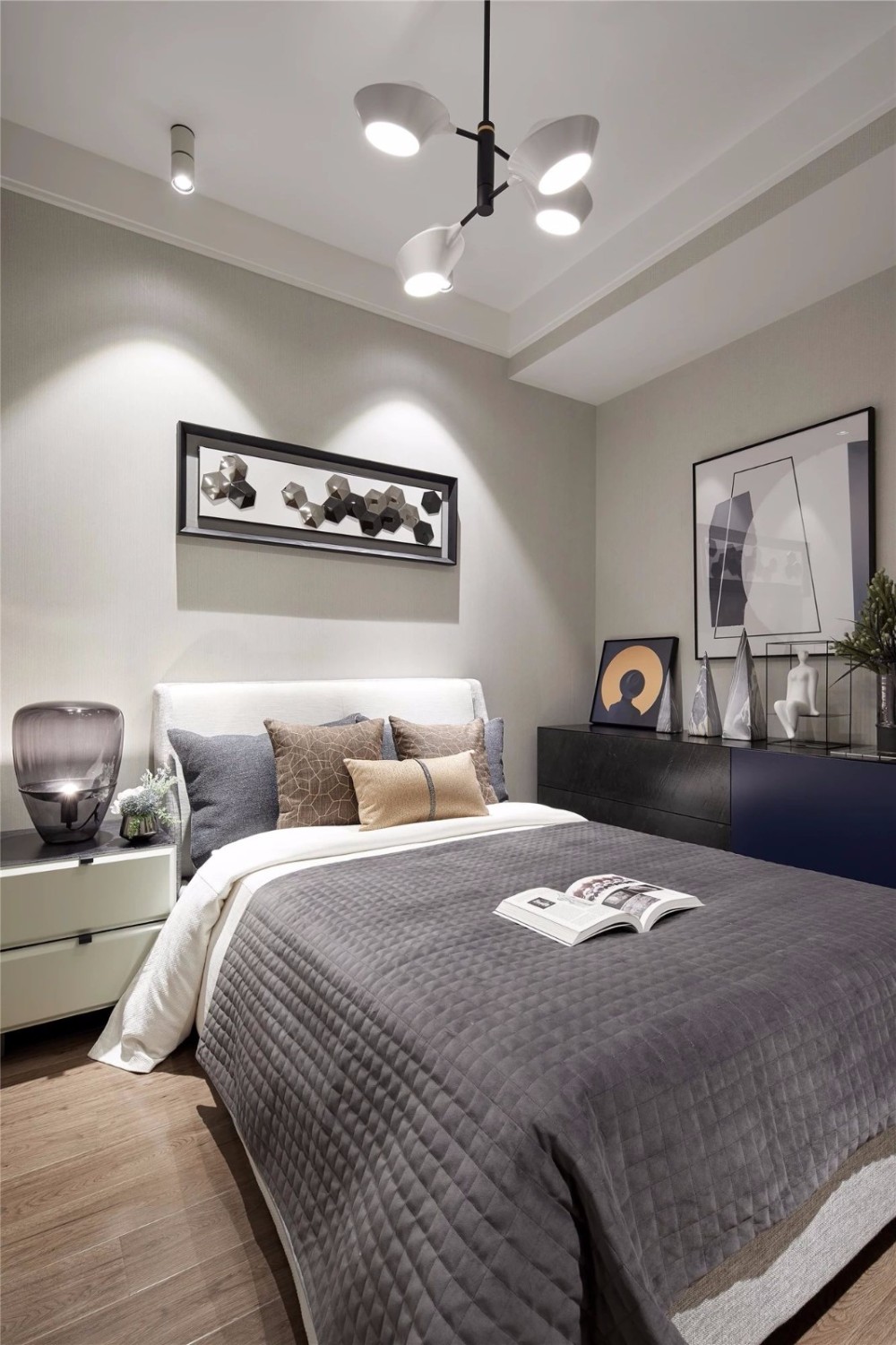 北歐輕奢風格室內設計家裝案例-次臥 北歐輕奢風格室內設計家裝案例-次臥