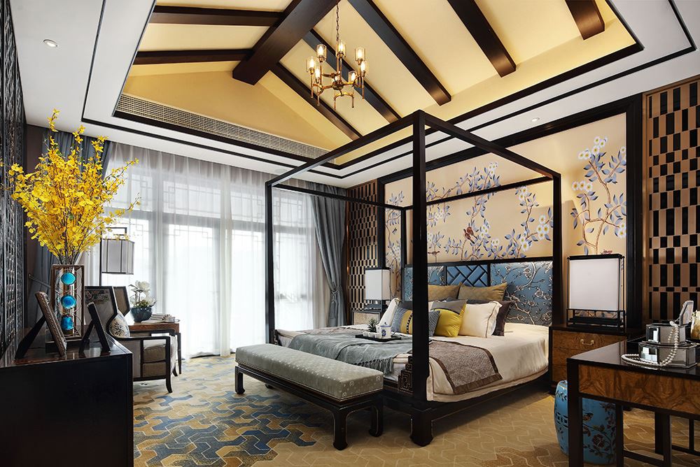 佛山市金茂碧桂園正榮府新中式風(fēng)格別墅裝修案例