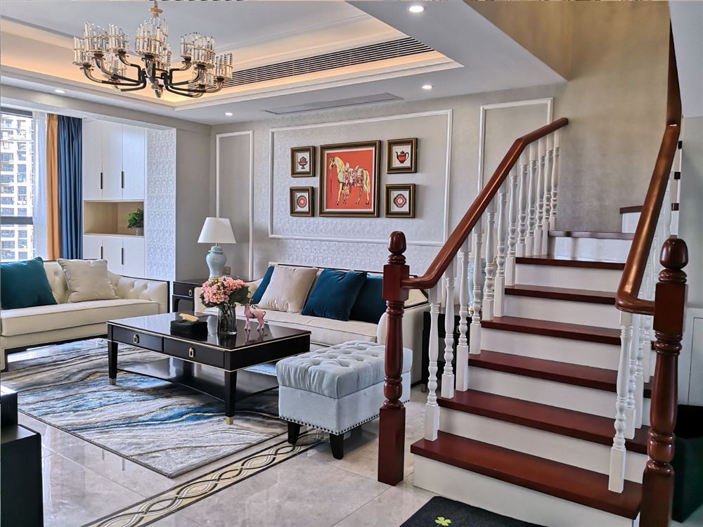 江門市東成家園歐式風(fēng)格復(fù)式裝修案例