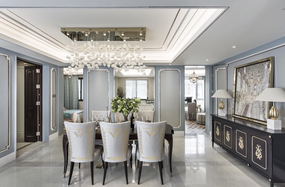 歐式復(fù)古風(fēng)格別墅室內(nèi)設(shè)計(jì)家裝案例-餐廳 歐式復(fù)古風(fēng)格別墅室內(nèi)設(shè)計(jì)家裝案例-餐廳