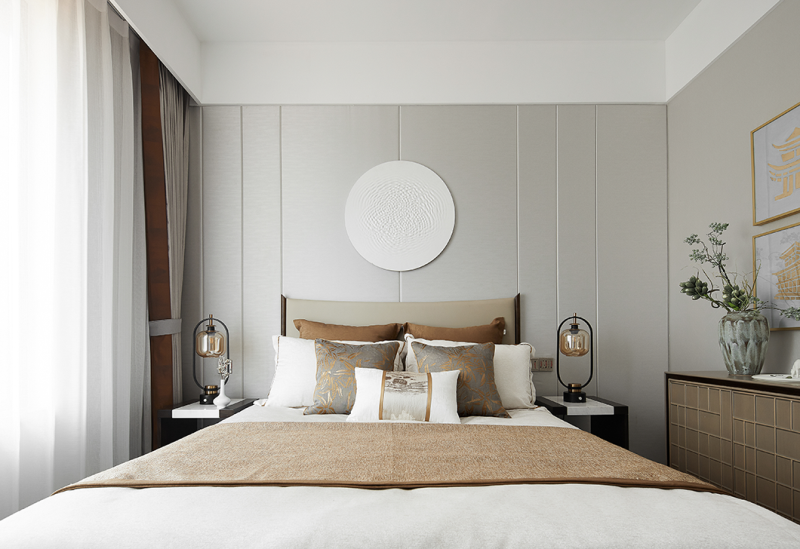 現代新中式風格室內設計家裝案例-長者房 現代新中式風格室內設計家裝案例-長者房