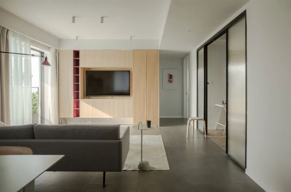 陽江市正德玥瓏灣北歐風格三居室裝修案例