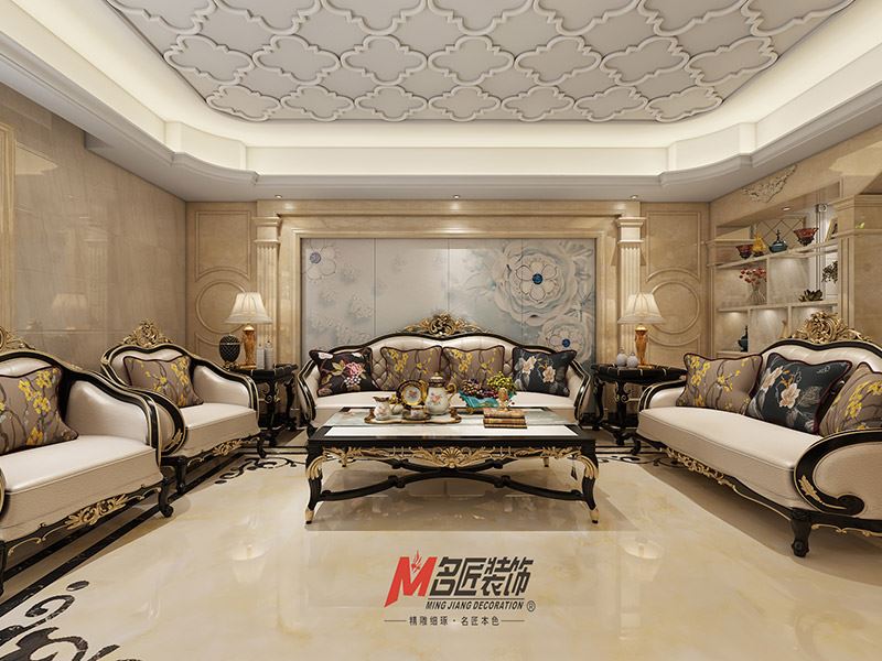 揭陽市博和城歐式風(fēng)格三居室裝修案例