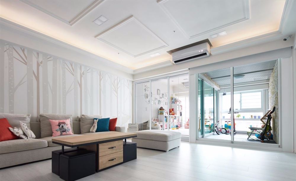 江門市東方明珠美式風格三居室裝修案例