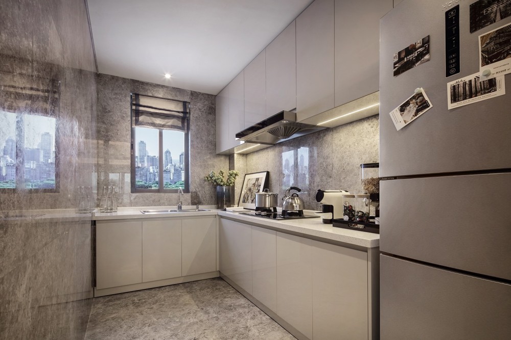 現代輕奢風格室內設計家裝案例-廚房 現代輕奢風格室內設計家裝案例-廚房