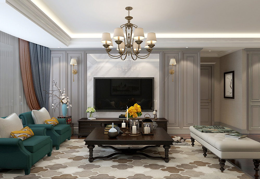 裝修公司簡美風格室內(nèi)裝修效果圖-客廳 裝修公司簡美風格室內(nèi)裝修效果圖-客廳