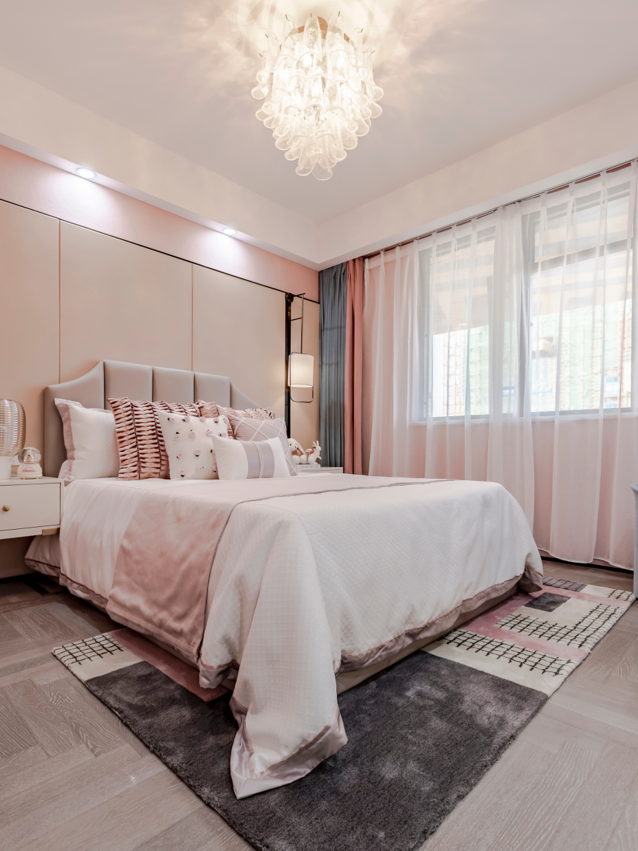 現代輕奢風格室內家裝案例效果圖-兒童房 現代輕奢風格室內家裝案例效果圖-兒童房