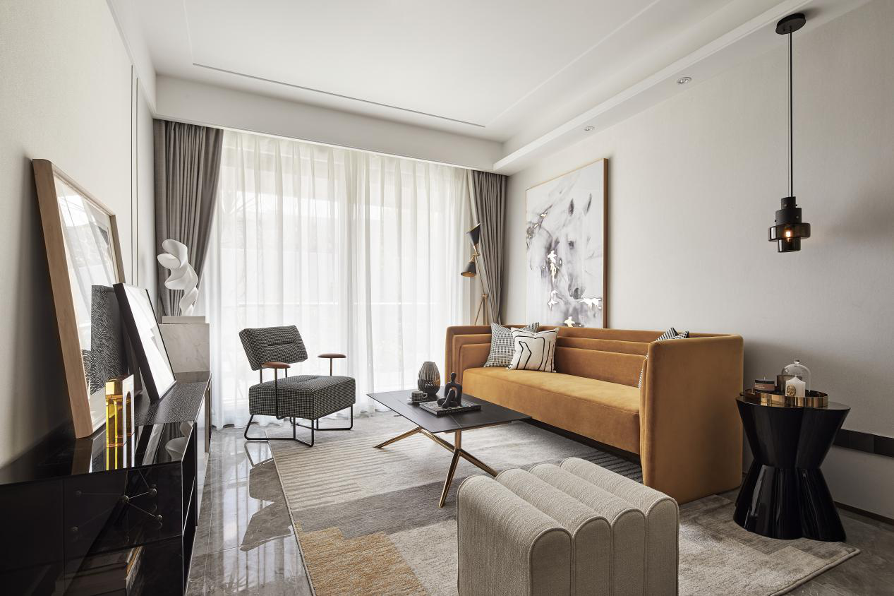 現代簡約風格室內設計家裝案例-客廳 現代簡約風格室內設計家裝案例-客廳