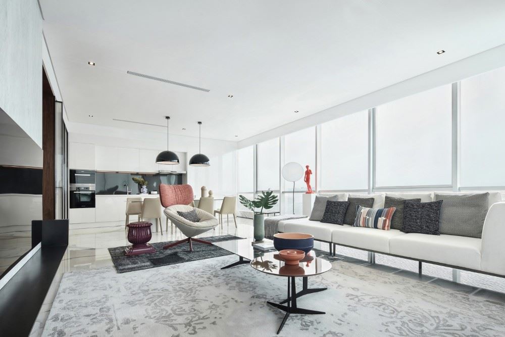 楚雄彝族自治州楚雄碧桂園現代簡約風格平層裝修案例