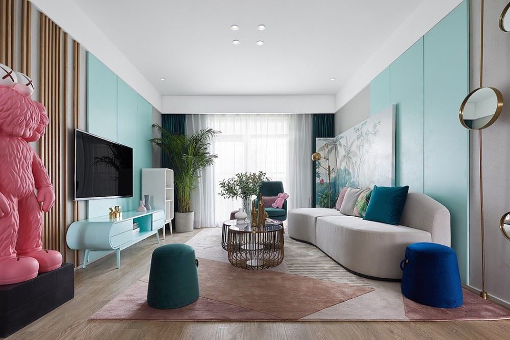 佛山市泰豐千璽灣輕奢風(fēng)格三居室裝修案例