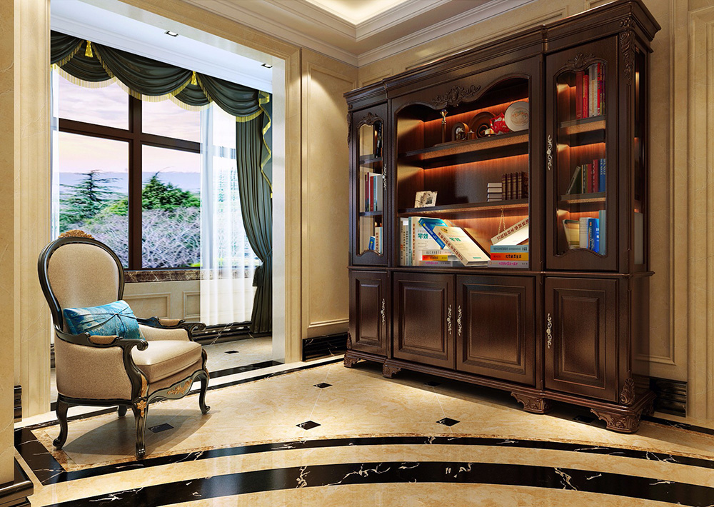 歐式風格別墅裝修設計效果圖-龍光天瀛別墅430平米-別墅休息區裝修設計 歐式風格別墅裝修設計效果圖-龍光天瀛別墅430平米-別墅休息區裝修設計