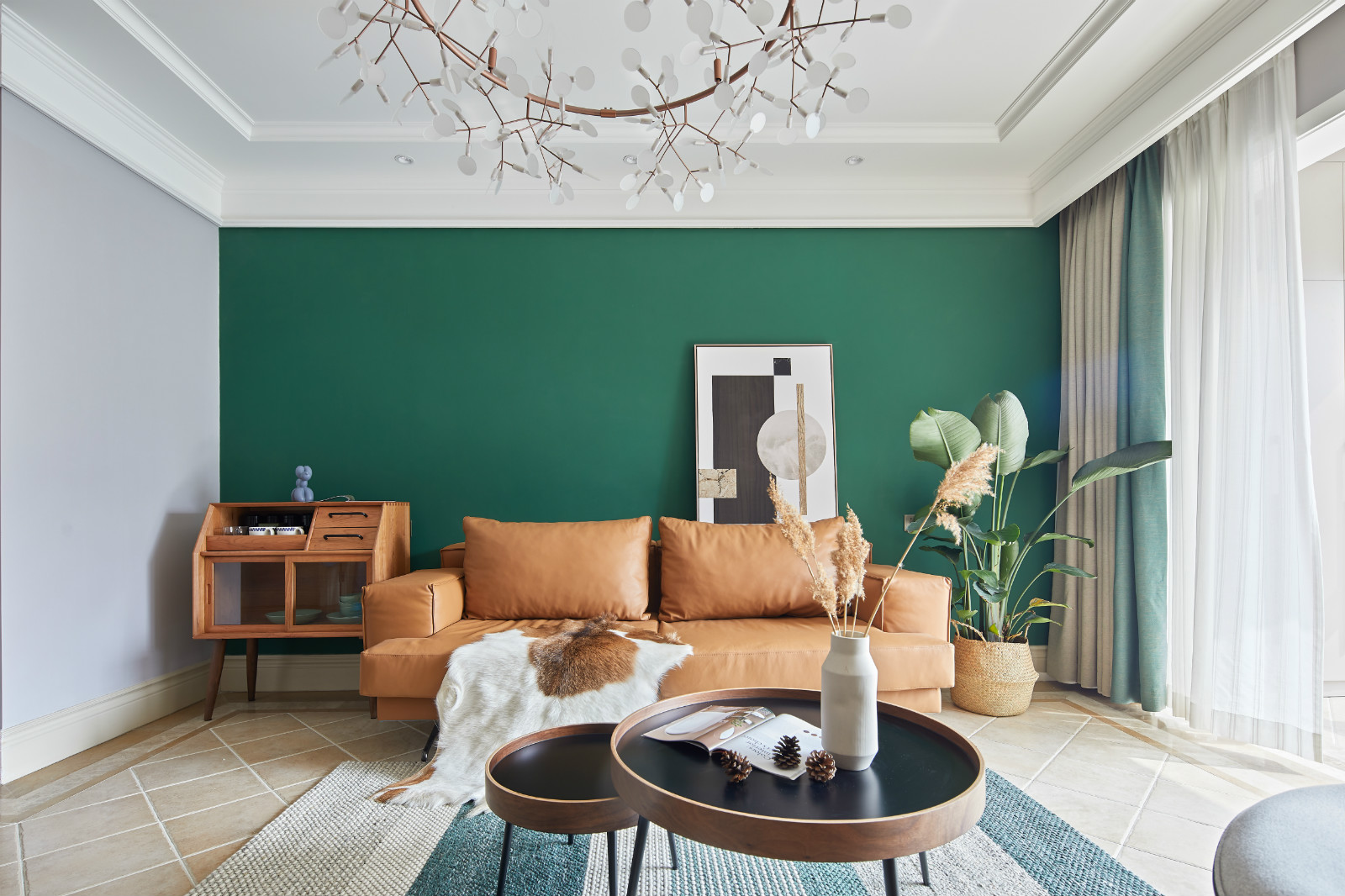 復(fù)古北歐風(fēng)格室內(nèi)設(shè)計(jì)家裝案例-客廳沙發(fā) 復(fù)古北歐風(fēng)格室內(nèi)設(shè)計(jì)家裝案例-客廳沙發(fā)