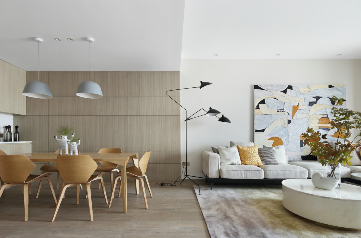 現代簡約風格室內設計家裝案例-客餐廳 現代簡約風格室內設計家裝案例-客餐廳