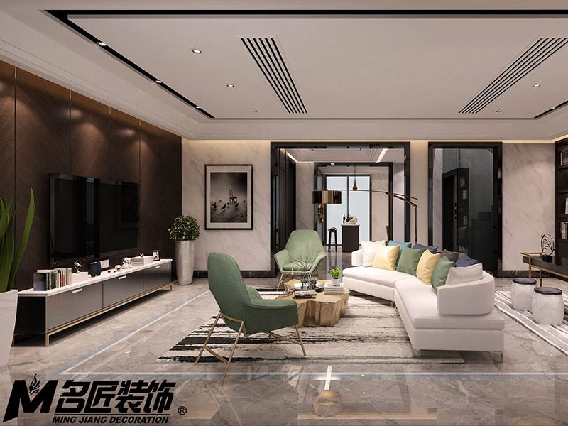 常州市泰和之春歐式風(fēng)格別墅裝修案例