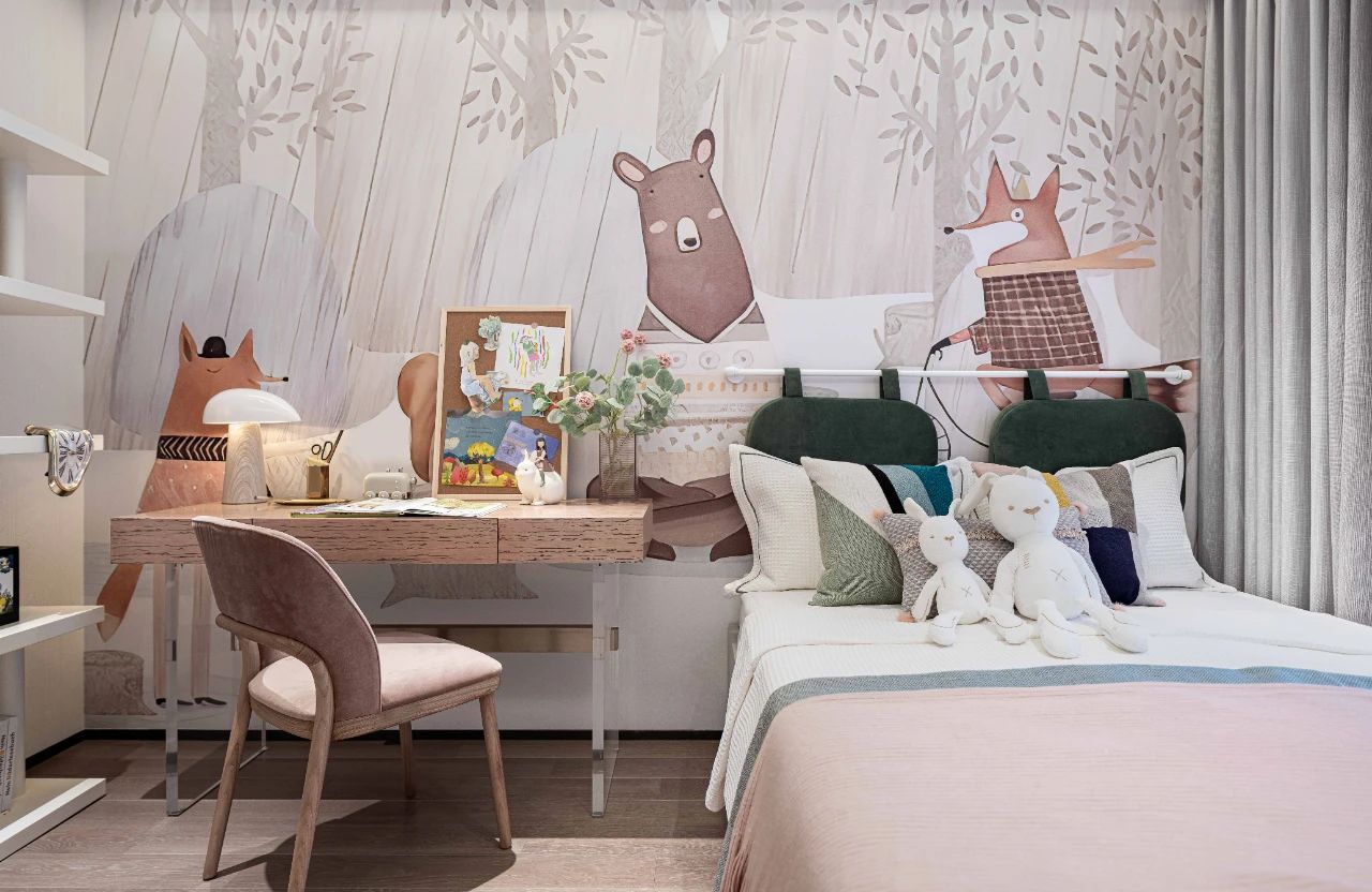 現代簡約風格室內設計家裝案例-兒童房 現代簡約風格室內設計家裝案例-兒童房