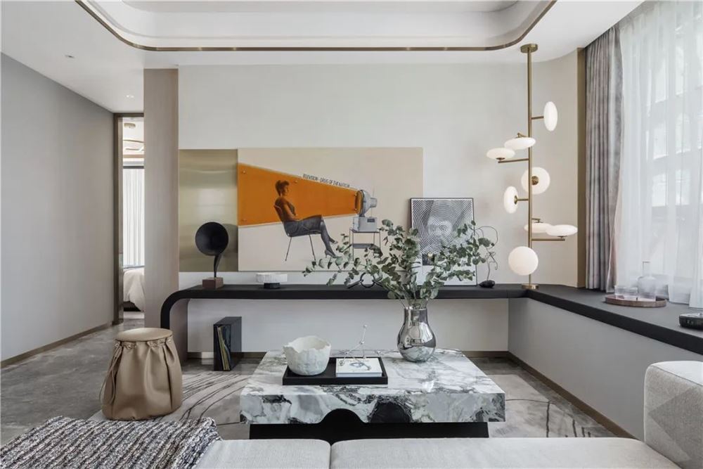 湛江市達(dá)信錦繡世家輕奢風(fēng)格四居室裝修案例