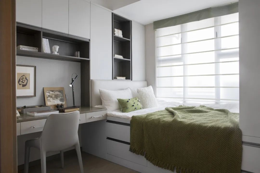 現(xiàn)代簡約風(fēng)格室內(nèi)設(shè)計(jì)家裝案例-客臥 現(xiàn)代簡約風(fēng)格室內(nèi)設(shè)計(jì)家裝案例-客臥