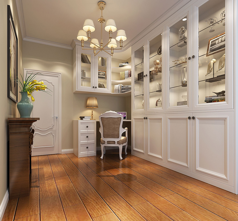 裝修公司簡歐風格室內裝修效果圖-書房 裝修公司簡歐風格室內裝修效果圖-書房