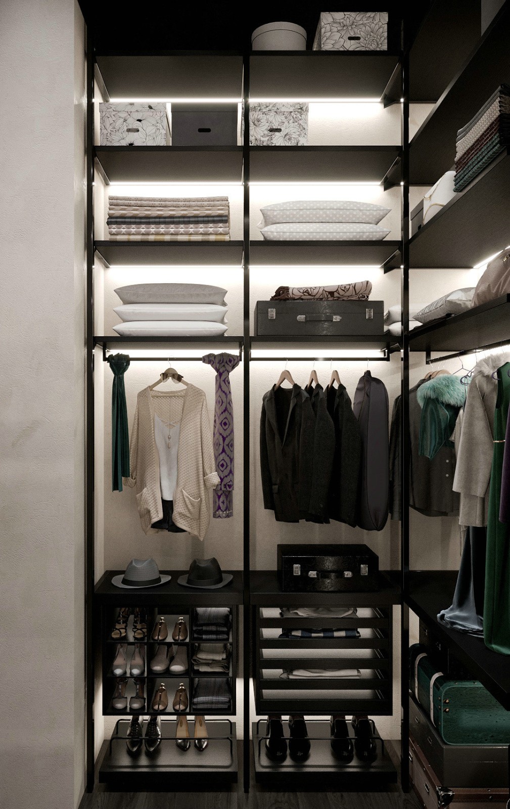 佛山裝修公司混搭風格室內裝修效果圖-衣帽間 佛山裝修公司混搭風格室內裝修效果圖-衣帽間