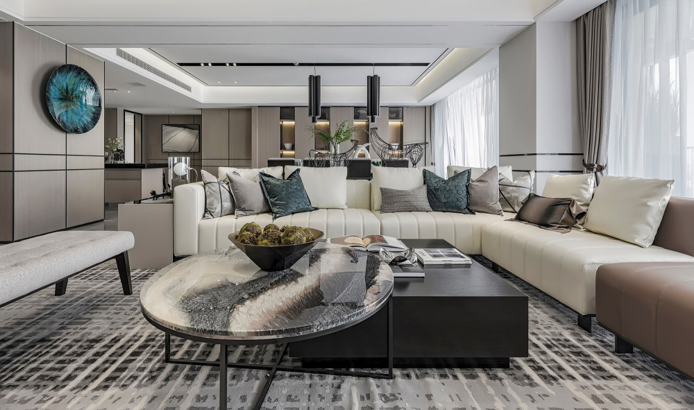 現(xiàn)代輕奢風(fēng)格室內(nèi)家裝案例效果圖-客廳 現(xiàn)代輕奢風(fēng)格室內(nèi)家裝案例效果圖-客廳