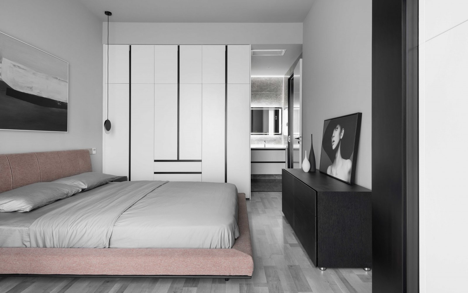 佛山裝修公司現代前衛風格室內裝修效果圖-臥室 佛山裝修公司現代前衛風格室內裝修效果圖-臥室