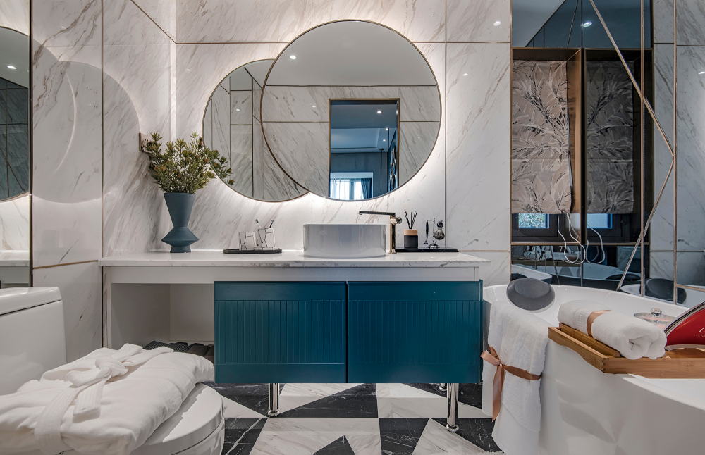 簡約輕奢風(fēng)格室內(nèi)設(shè)計(jì)家裝案例-衛(wèi)生間 簡約輕奢風(fēng)格室內(nèi)設(shè)計(jì)家裝案例-衛(wèi)生間