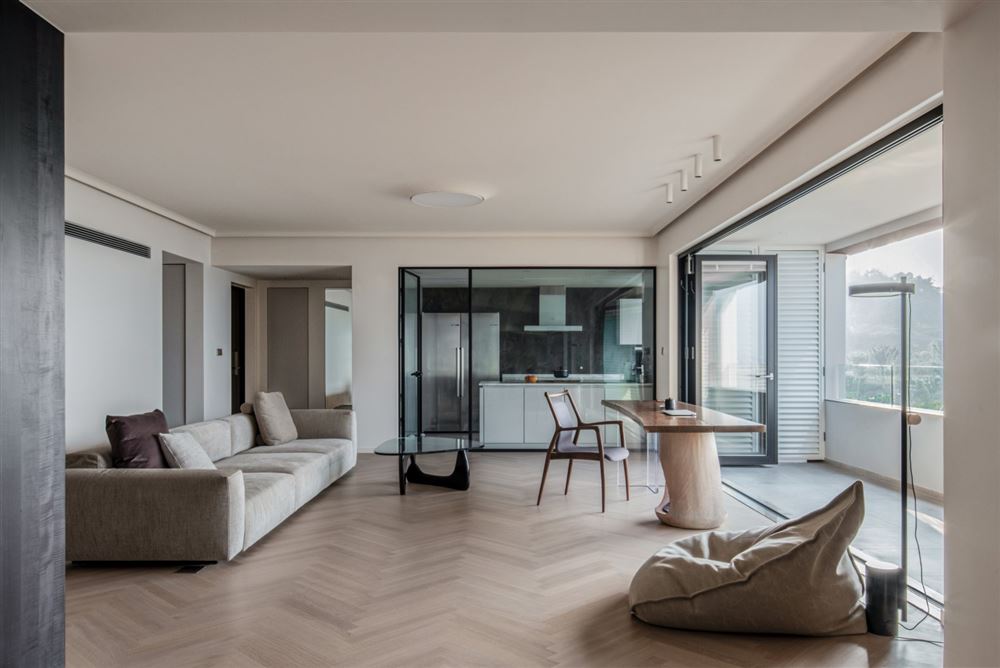 佛山市海倫堡·美的·玖悅府新中式風格四居室裝修案例