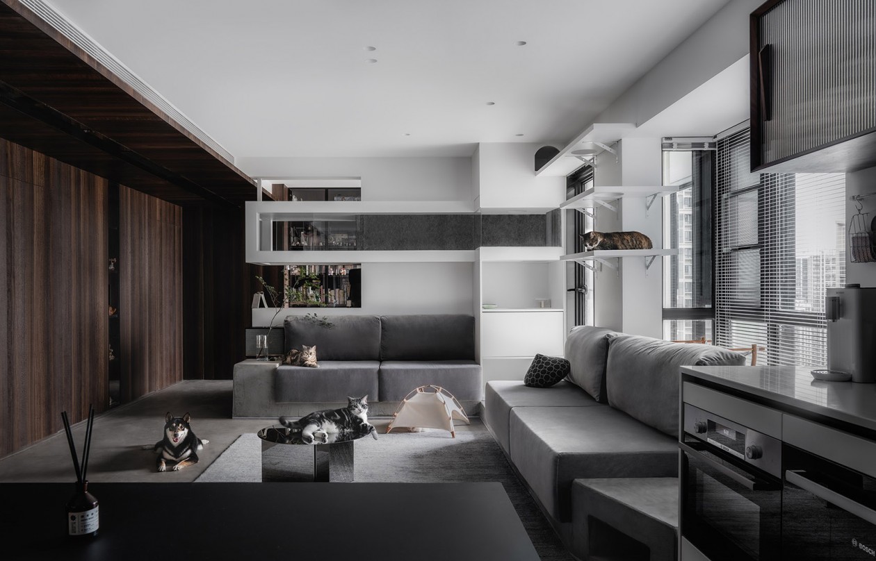 現代簡約風格室內設計家裝案例-客廳 現代簡約風格室內設計家裝案例-客廳