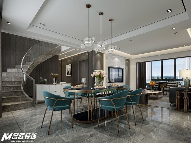 佛山市旭輝江山北歐風格復式裝修案例