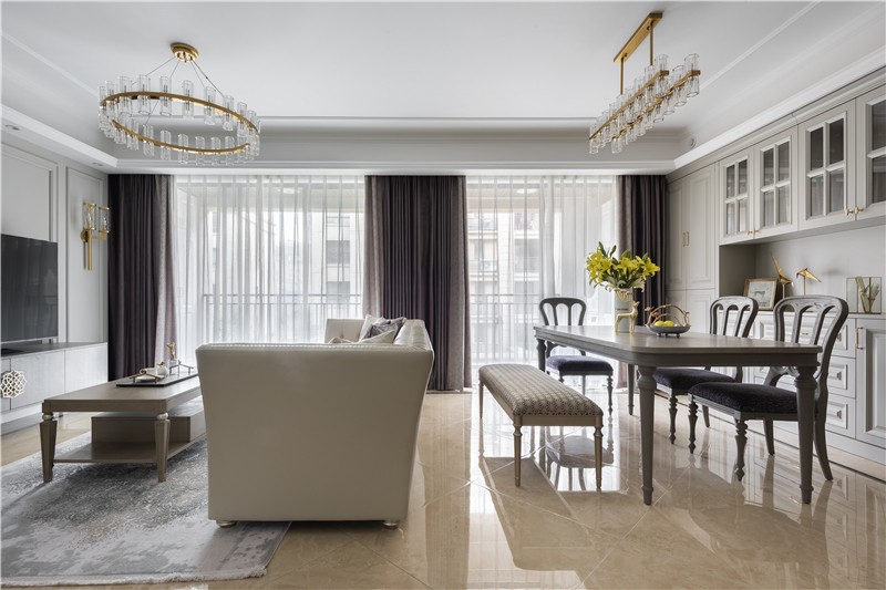 裝修公司美式風格室內裝修效果圖-客餐廳 裝修公司美式風格室內裝修效果圖-客餐廳